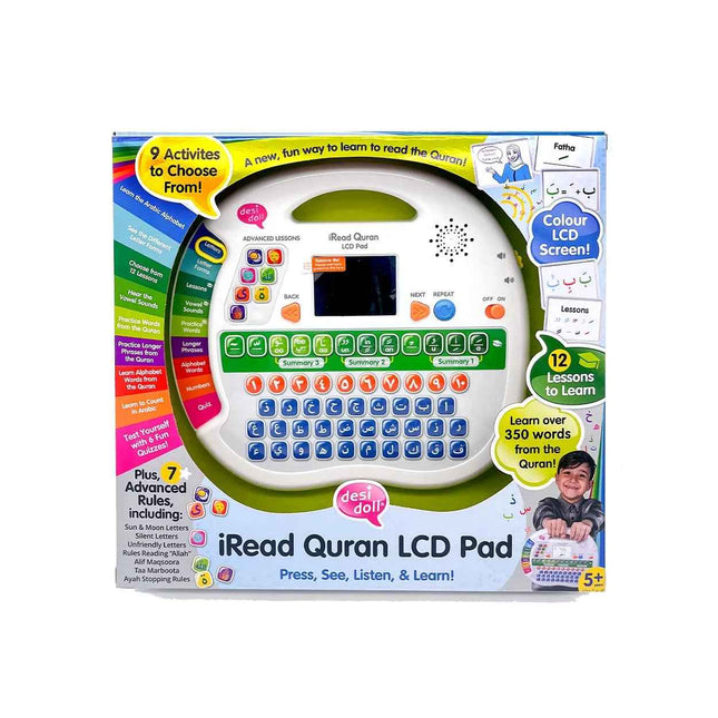iRead Quran LCD Pad- Interactive Quran Learning LCD Pad for Children - Al-Huda Global Limited