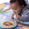 Arabic Alphabet 5-in-1 Activity Gym & Playmat- Interactive Islamic Game for Baby
