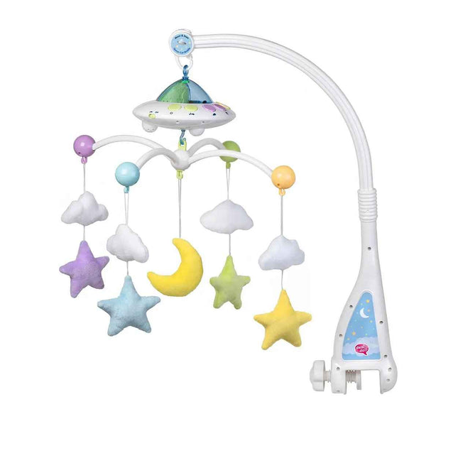 Moon & Stars Quran Cot Mobile with Light Projection- DD - Al-Huda Global Limited