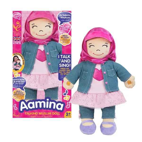 Aamina- English/Arabic Speaking Doll- Islamic Eid/Birthday Toys Gift for Baby