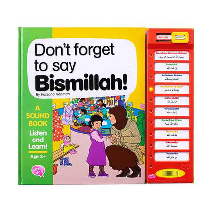 Don’t Forget to Say Bismillah- Story Sound Book- Desi Doll