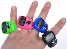 Electronic Digital Tasbeeh- Tasbih Counter Finger Ring-Tasbih Tally Counter - Timer Beads for Muslim's Prayer - Al-Huda Global Limited