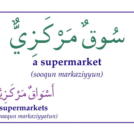 Gateway to Arabic Flashcards Set Six 6: Shops and places vocabulary