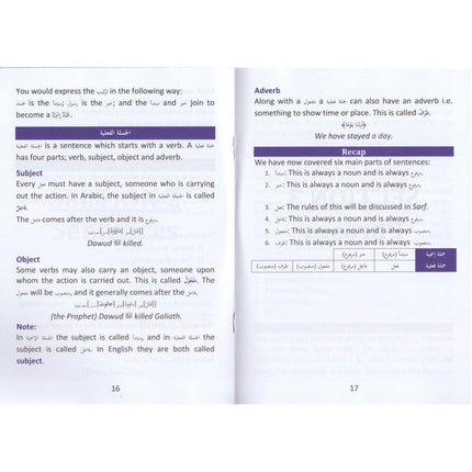 First Steps to Understanding Nahw - Al-Huda Global Limited