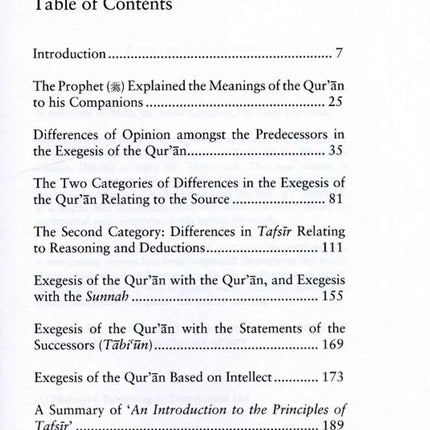 Introduction to the Principles of Tafsir by Ibn Taimiyyah Explained by Shaykh Uthaymeen - Al-Huda Global Limited