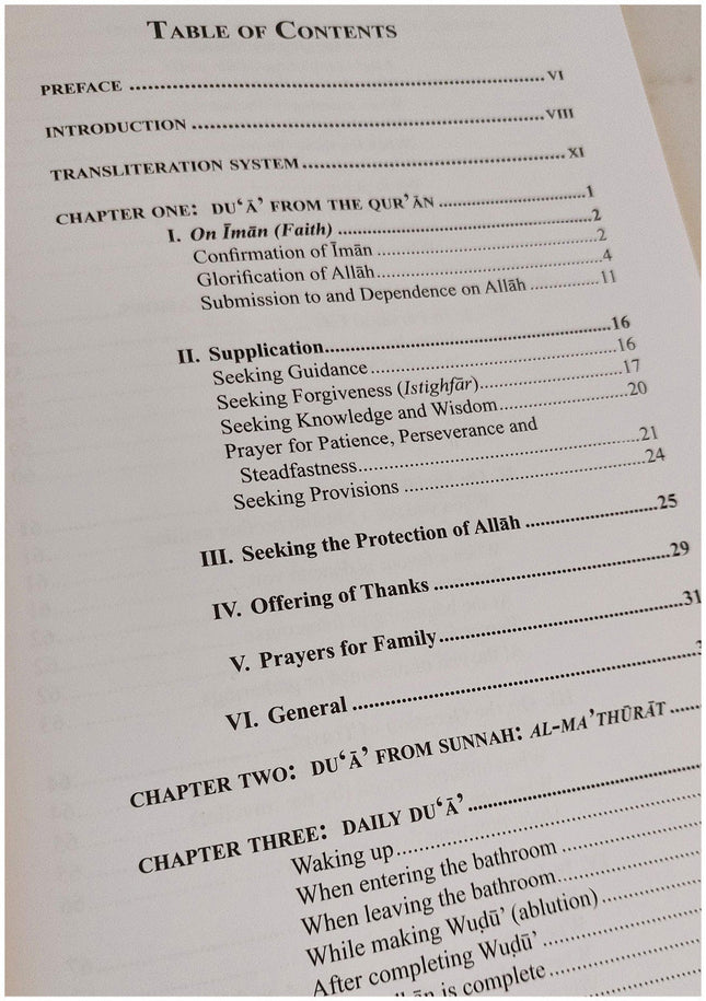 Selected Prayers: A Collection of Dua from the Quran and Sunnah