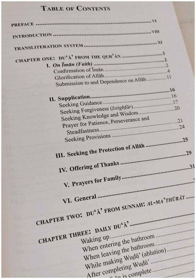 Selected Prayers: A Collection of Dua from the Quran and Sunnah