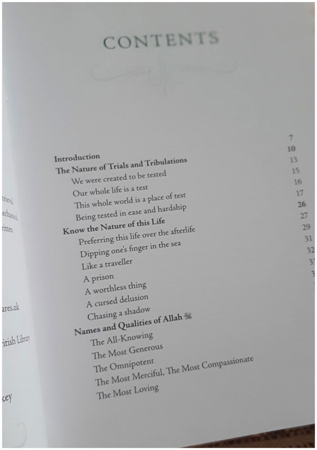 Trials and Tribulations: An Islamic Perspective