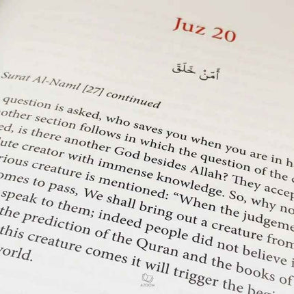 The Majestic Quran – A Summary of the 30 Chapters