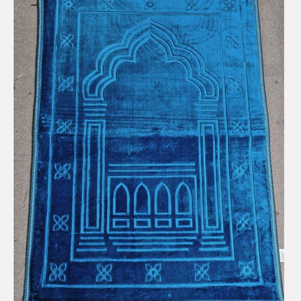 Premium Quality Extra Large Padded Velvet Prayer Mats (Non-Slip)- (80x120cm)
