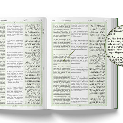 Holy Quran – Urdu translation in ROMAN Script with Transliteration and Arabic Text by Mufti Taqi Usmani