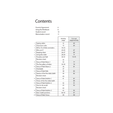 Workbook 1: Safar Islamic Studies - Learn about Islam Series