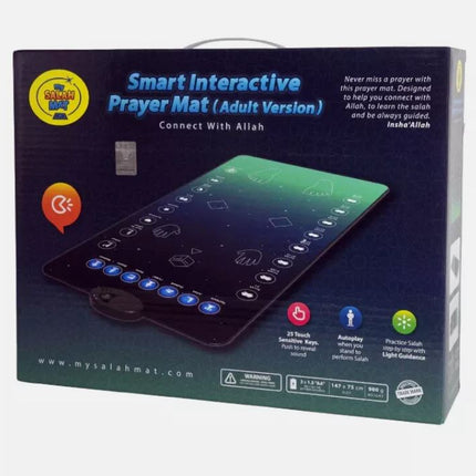 Smart Interactive Adult/Revert Prayer Mat- Salah/Prayer Learning Guide for Adult/Converted (Ages 7+)